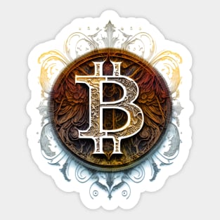 Bitcoin Five by Patrick Hager Sticker